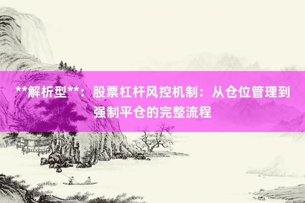 **解析型**：股票杠杆风控机制：从仓位管理到强制平仓的完整流程