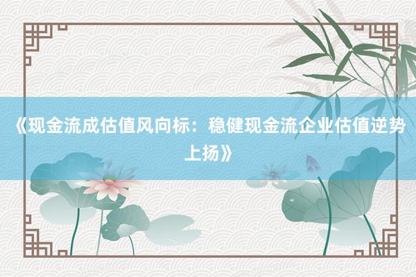 《现金流成估值风向标：稳健现金流企业估值逆势上扬》