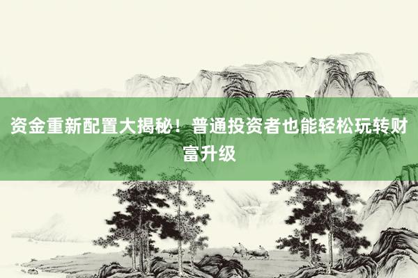资金重新配置大揭秘！普通投资者也能轻松玩转财富升级